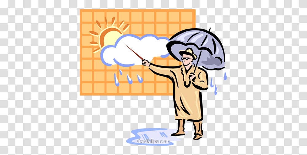 Weatherman Royalty Free Vector Clip Art Illustration, Outdoors, Person, Human, Water Transparent Png