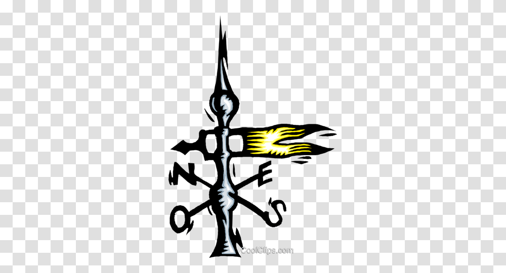 Weathervane Royalty Free Vector Clip Art Illustration, Arrow, Hook, Emblem Transparent Png