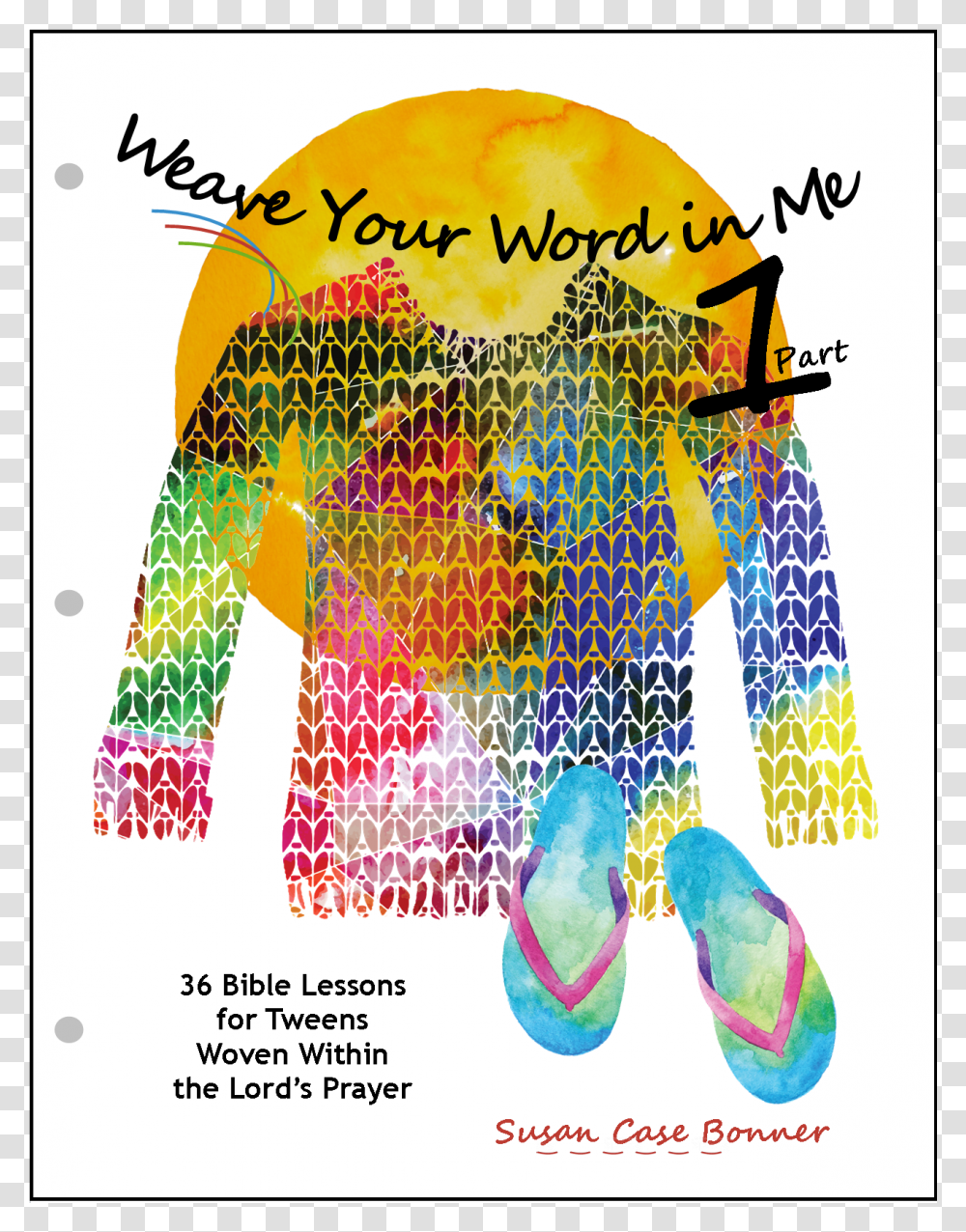 Weave 1 Cover With Holes Part Lessons On Prayer For Tweens, Apparel, Footwear, Flip-Flop Transparent Png