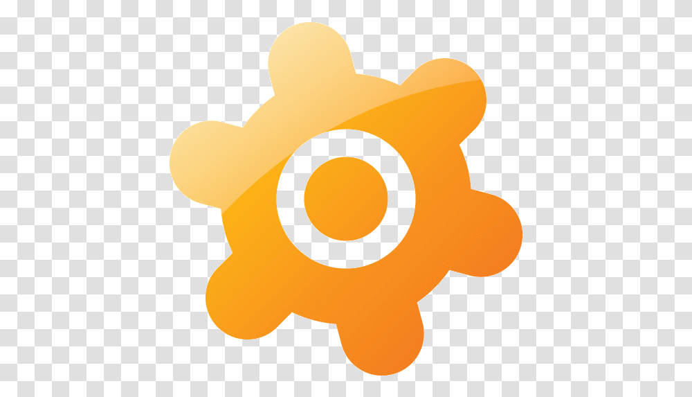 Web 2 Orange Settings 19 Icon Dot, Piggy Bank, Toy Transparent Png