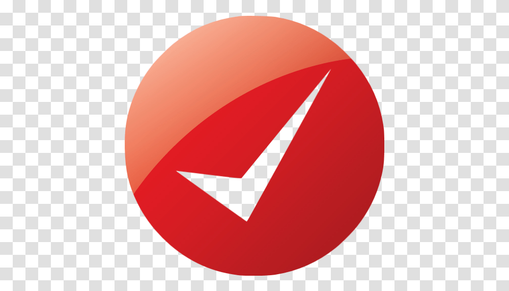 Web 2 Ruby Red Check Mark 11 Icon Free Web 2 Ruby Red Circle, Sphere, Balloon Transparent Png