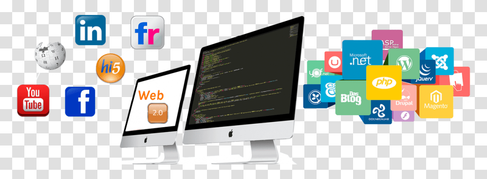 Web 2.0 Design And Development, Computer, Electronics, Pc, Mobile Phone Transparent Png