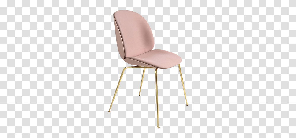 Web Beetle Side Chair Gubi Beetle Chair Pink, Furniture, Armchair, Lamp, Cushion Transparent Png