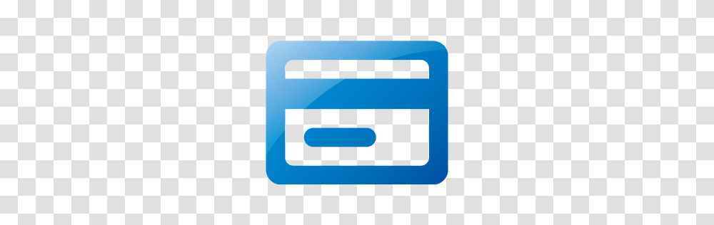 Web Blue Credit Card Icon, Mailbox, Logo Transparent Png