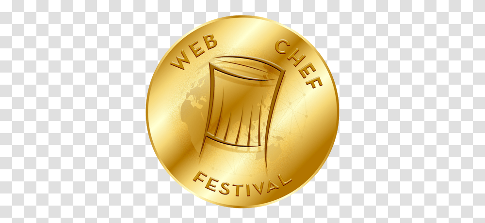 Web Chef Festival Circle, Gold, Lamp, Gold Medal, Trophy Transparent Png