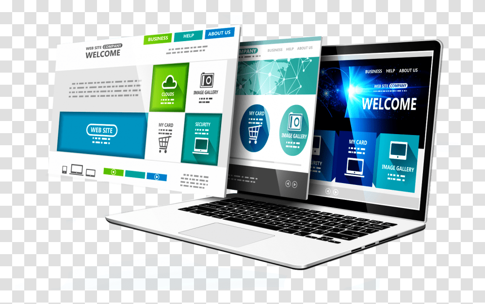 Web Design B2b Portal Development Solutions, Pc, Computer, Electronics, Laptop Transparent Png