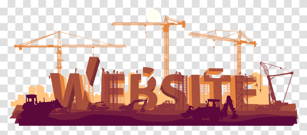 Web Design, Construction Crane, Alphabet Transparent Png