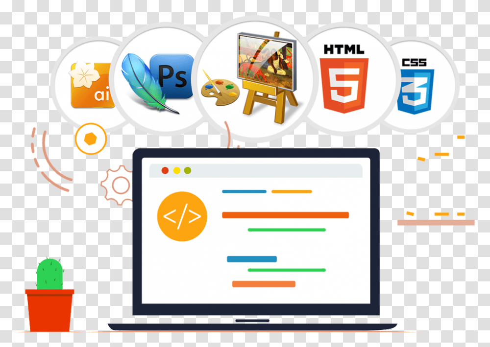 Web Designing Tools, Electronics, Computer, Tablet Computer Transparent Png