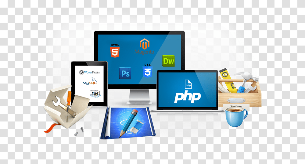 Web Development Image, Computer, Electronics, Monitor, Screen Transparent Png