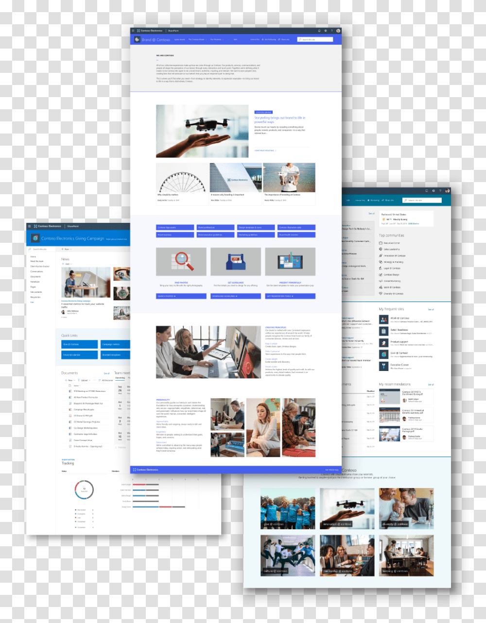 Web Dividers Modern Sharepoint Intranet Examples, Person, Page, File Transparent Png