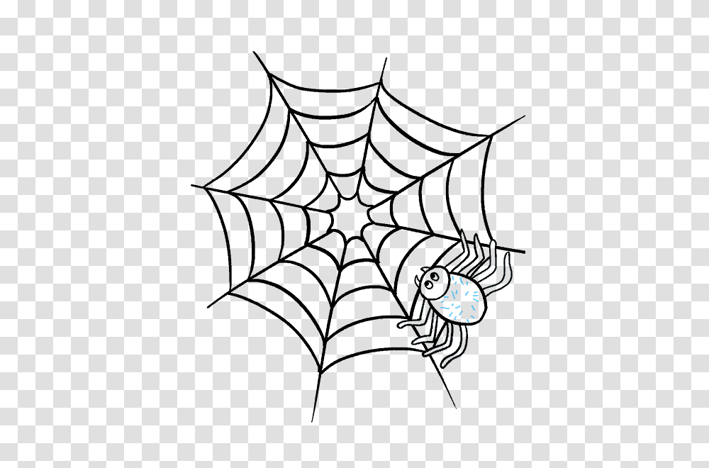 Web Drawing, Spider Web Transparent Png