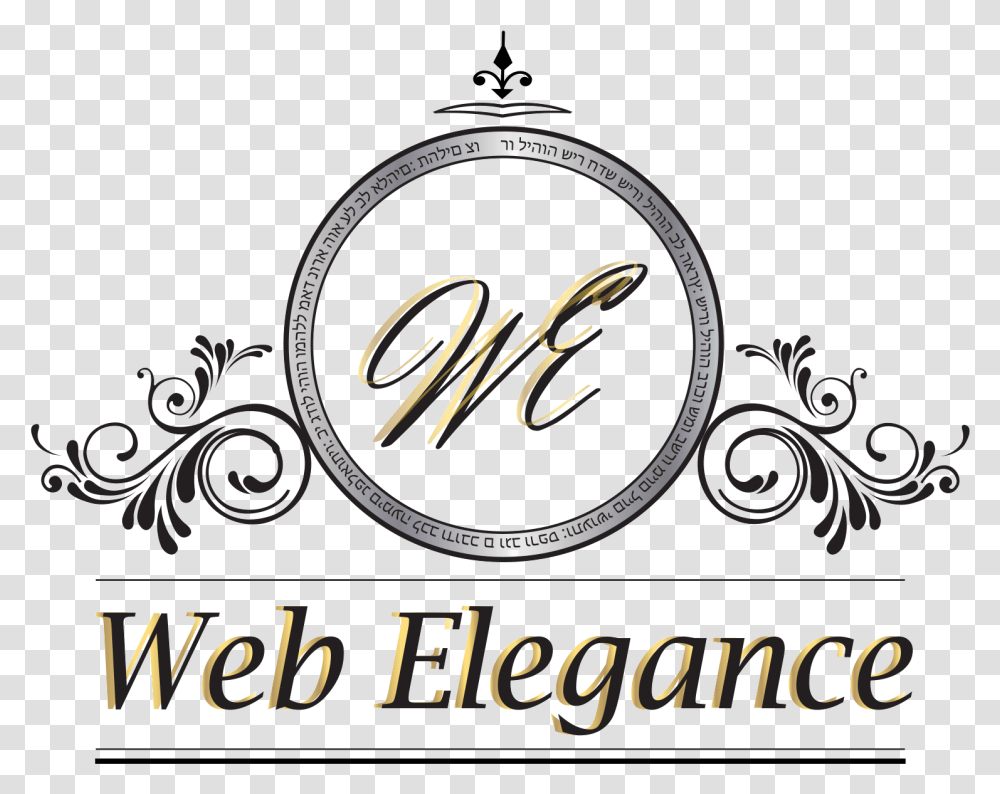 Web Elegance Free Elegant Logo, Text, Alphabet, Handwriting, Accessories Transparent Png