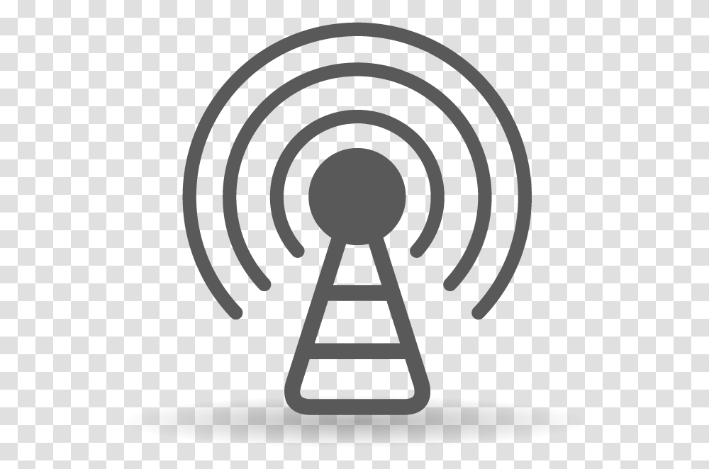 Web Icon Wireless Tower Gold Podcast Icon, Electrical Device, Antenna, Radio Telescope Transparent Png
