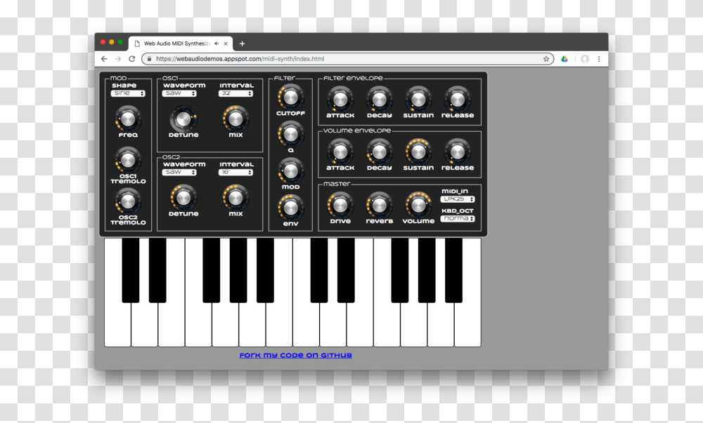 Web Midi Api Controller, Electronics, Keyboard, Cooktop, Indoors Transparent Png