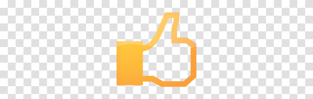 Web Orange Facebook Like Icon, Number, Axe Transparent Png