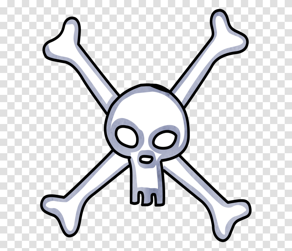Web Skull Crossbones Skull And Crossbones, Scissors, Blade, Weapon, Weaponry Transparent Png
