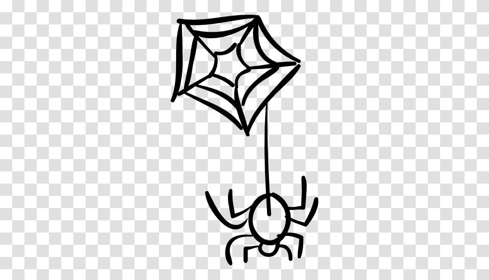 Web Spider Web Spider Hanging Animals Arachnid Scary, Gray, World Of Warcraft, Halo, Legend Of Zelda Transparent Png
