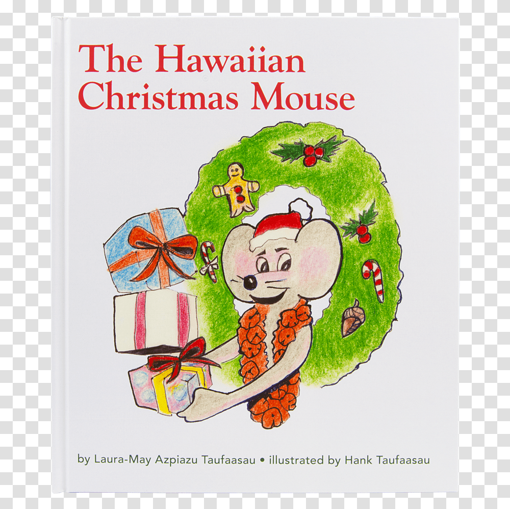 Web The Hawaiian Christmas Mouse Front, Poster, Advertisement, Paper Transparent Png