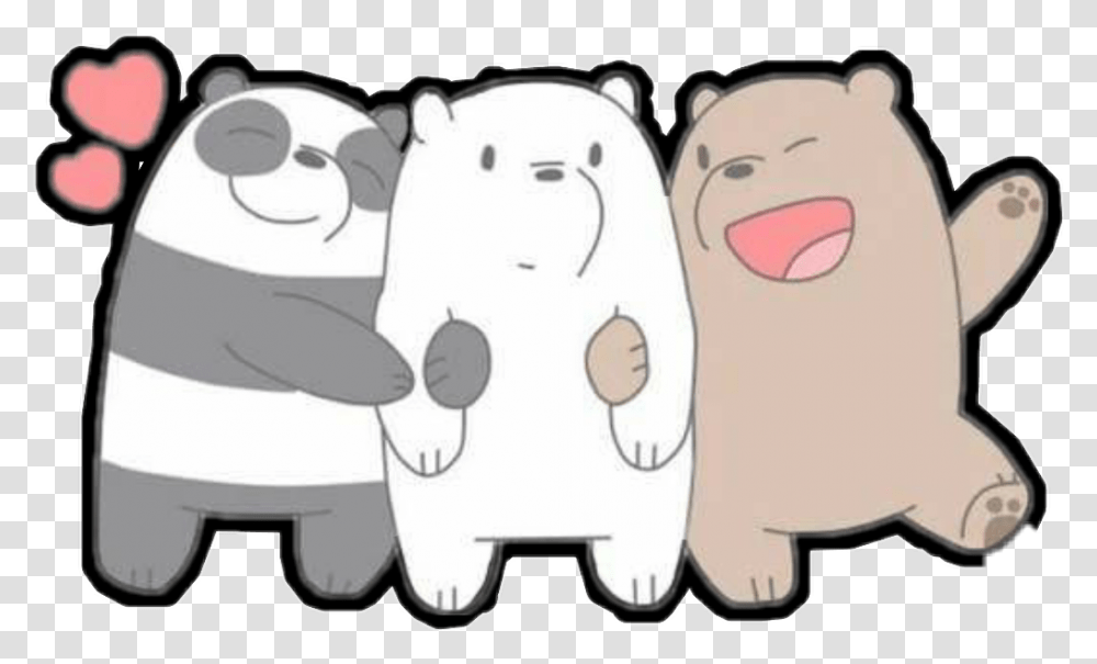 Webarebears Bears Panda We Bare Bears Cute Pastel, Pillow, Cushion, Drawing Transparent Png