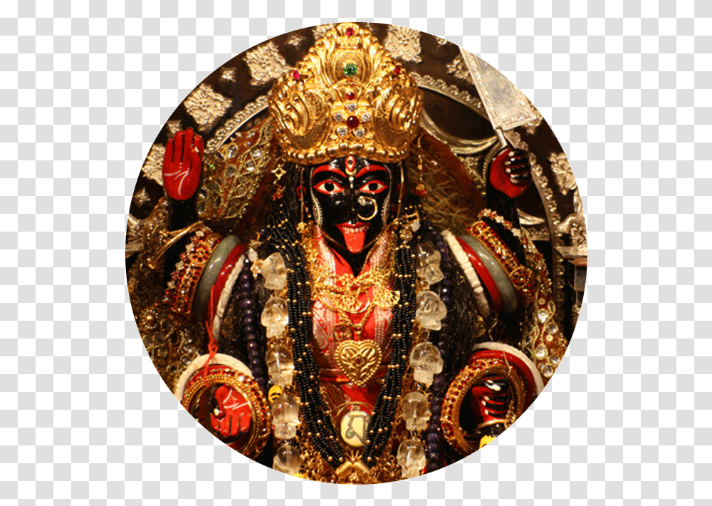 Webcast Circle Maa Kali Image Free Download, Crowd, Chandelier, Accessories, Festival Transparent Png