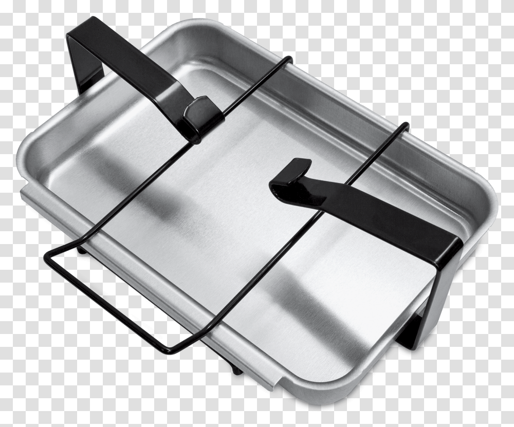 Weber Catch Pan And Holder, Aluminium, Furniture, Table, Tabletop Transparent Png