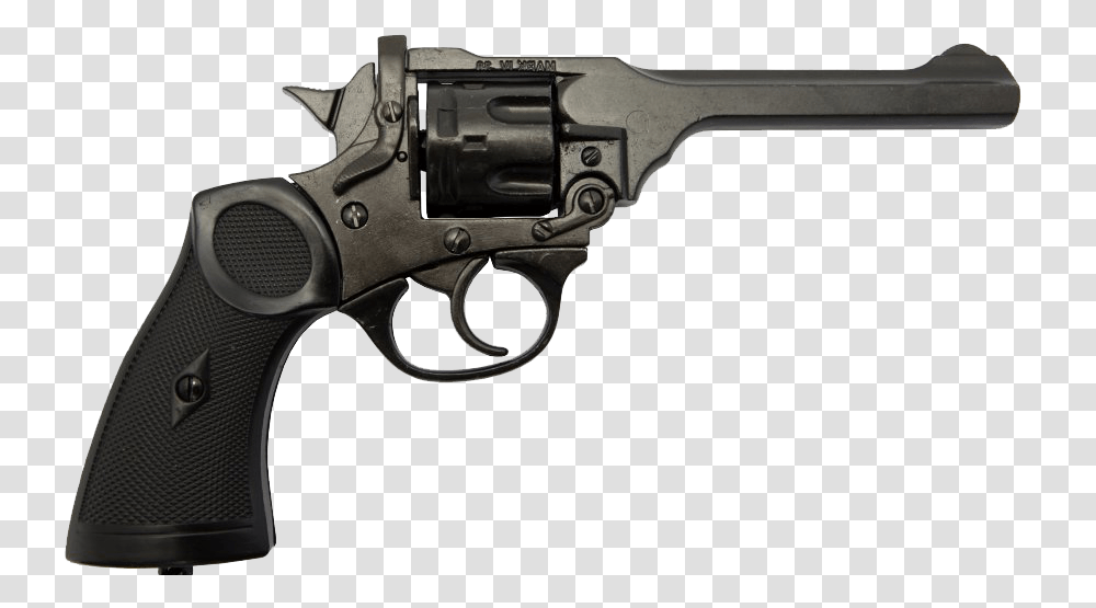 Webley Mk Iv Revolver, Gun, Weapon, Weaponry, Handgun Transparent Png