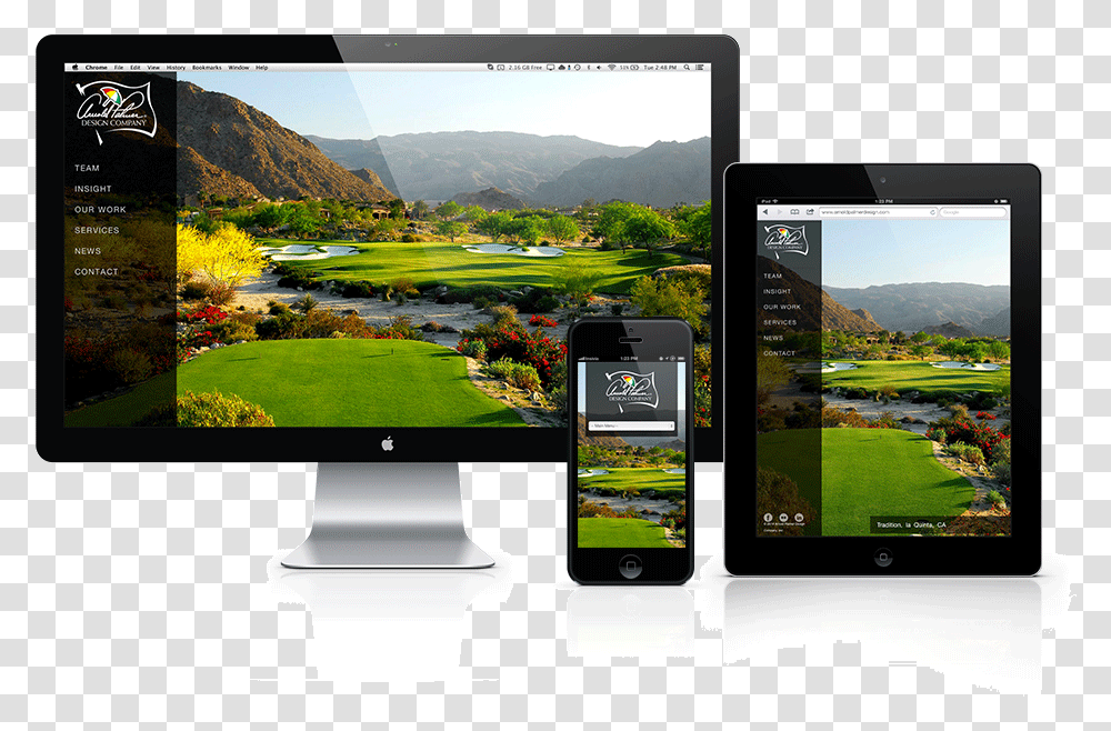 Website Design For Arnold Palmer Design Company Fit, Monitor, Screen, Electronics, Display Transparent Png
