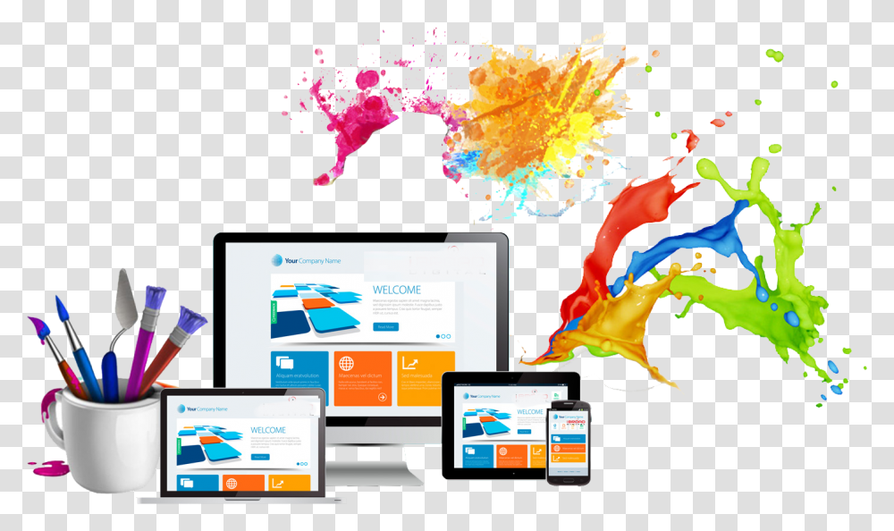 Website Design In Bangalore, Computer, Electronics, Tablet Computer, Monitor Transparent Png