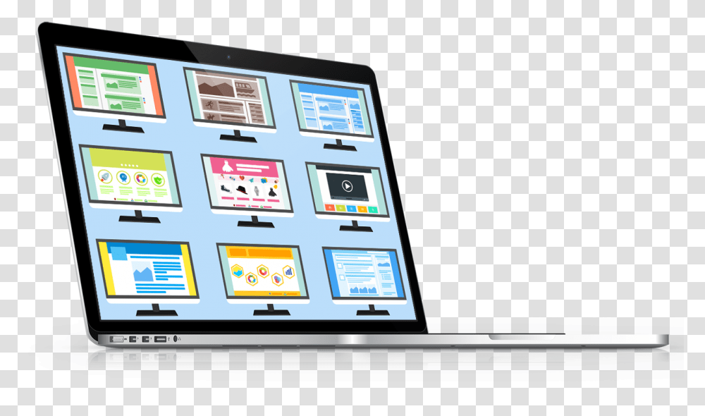 Website Design In Laptop, Pc, Computer, Electronics, Tablet Computer Transparent Png