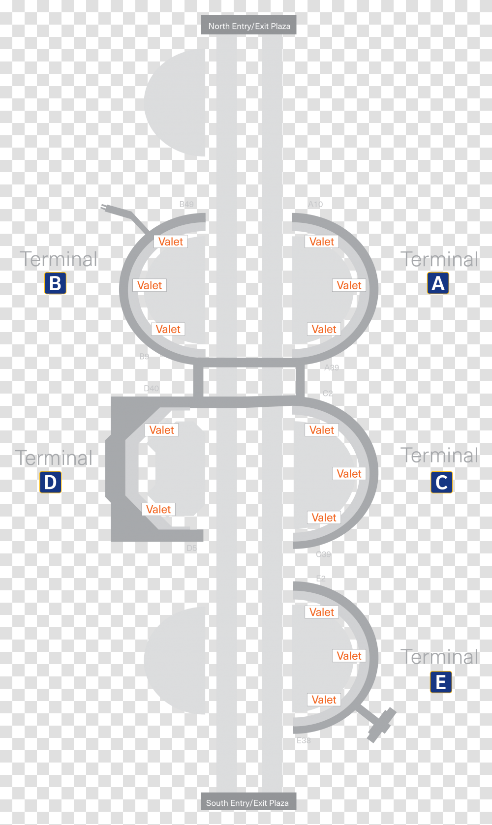 Website Valet Dfw Airport Parking Map Image Circle, Light, Diagram Transparent Png