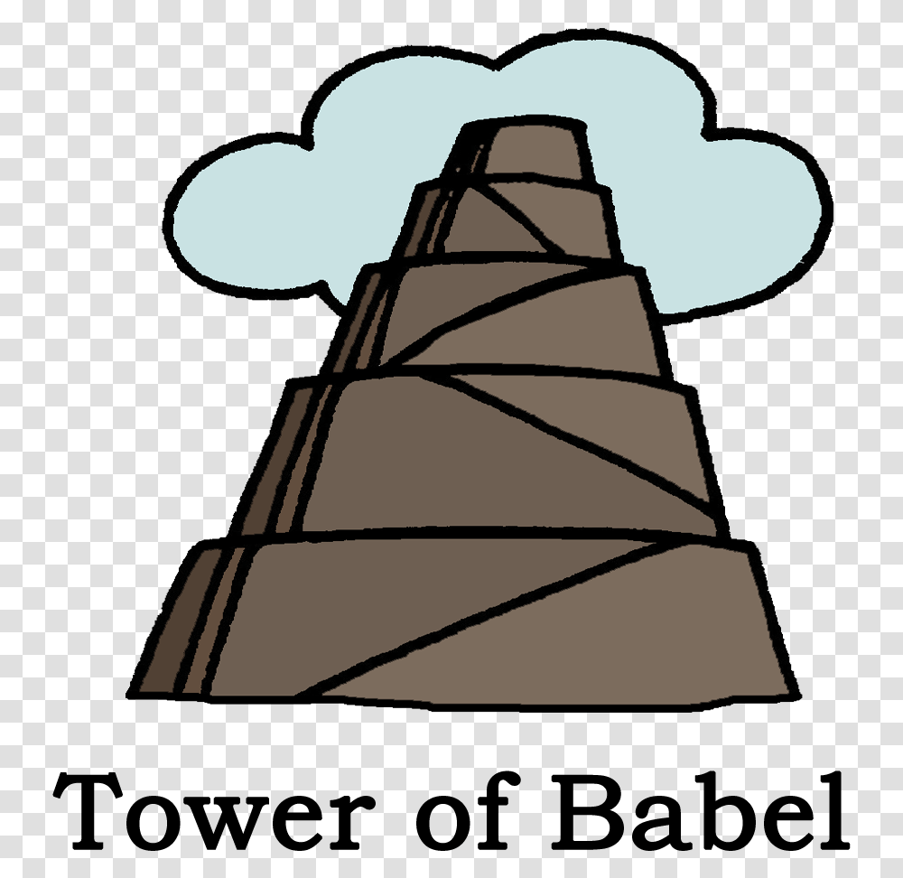 Website With Great Sunday School Ideas Tower Of Babelclip Artg, Cone, Lamp, Apparel Transparent Png