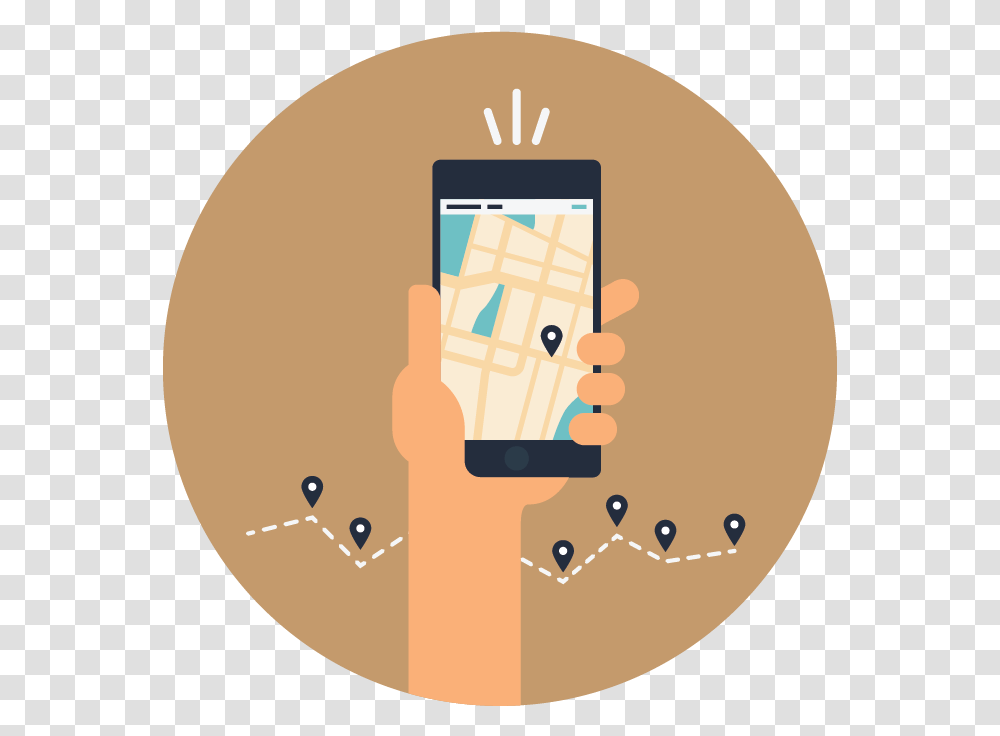 Wechat Location Based Marketing, GPS, Electronics, Hand-Held Computer Transparent Png