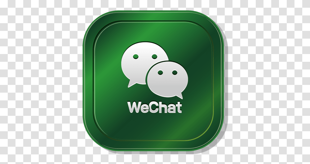 Wechat Logo Background We Chat, Green, Giant Panda, Mammal, Animal Transparent Png