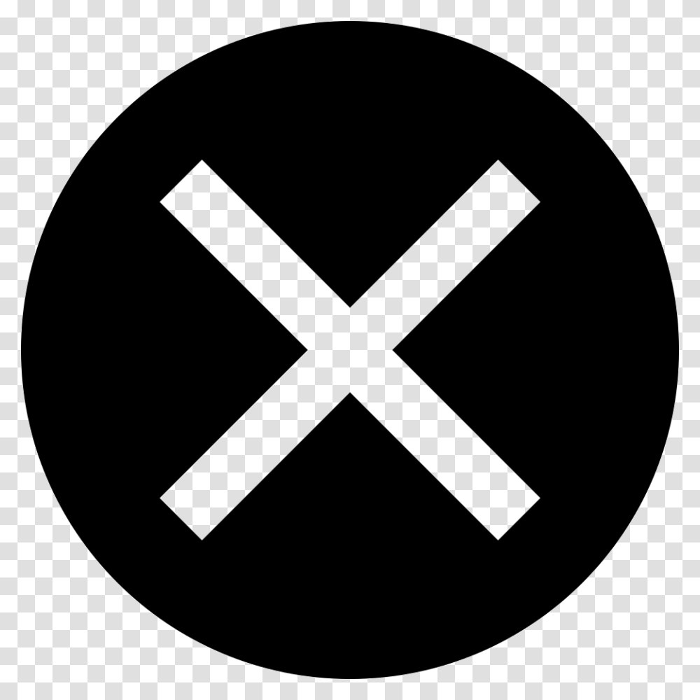 Wechat Staus Cancelled Black Circle With X, Sign, Logo Transparent Png
