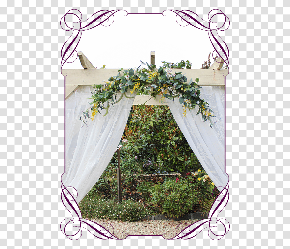 Wedding Arch Arch, Plant, Outdoors, Arbour, Garden Transparent Png