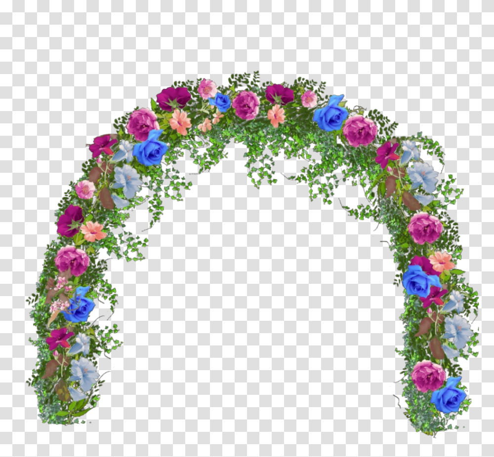 Wedding Arch Flower Arch Background, Architecture, Building, Plant, Arched Transparent Png