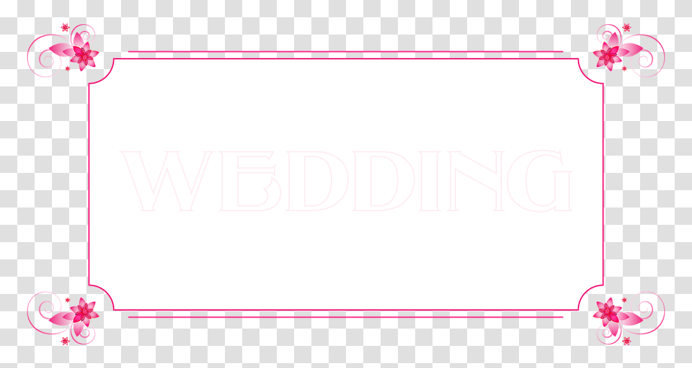 Wedding Banner Divination, White Board, Word, Screen Transparent Png