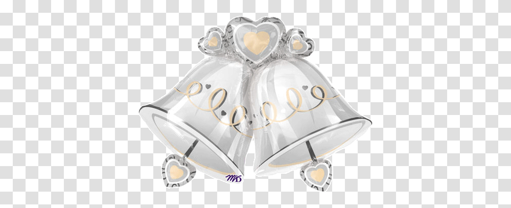 Wedding Bells Are In The Air Wedding Bells Black Background, Helmet, Clothing, Apparel, Lampshade Transparent Png