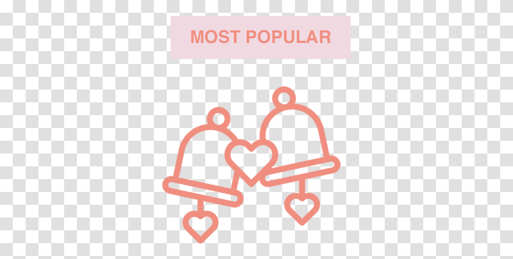 Wedding Bells Icon2x Heart, Poster, Advertisement, Hook Transparent Png