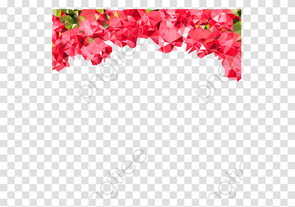 Wedding Border Clipart Concise Flowers Decoration For Wedding Invitation, Plant, Petal, Blossom, Paper Transparent Png