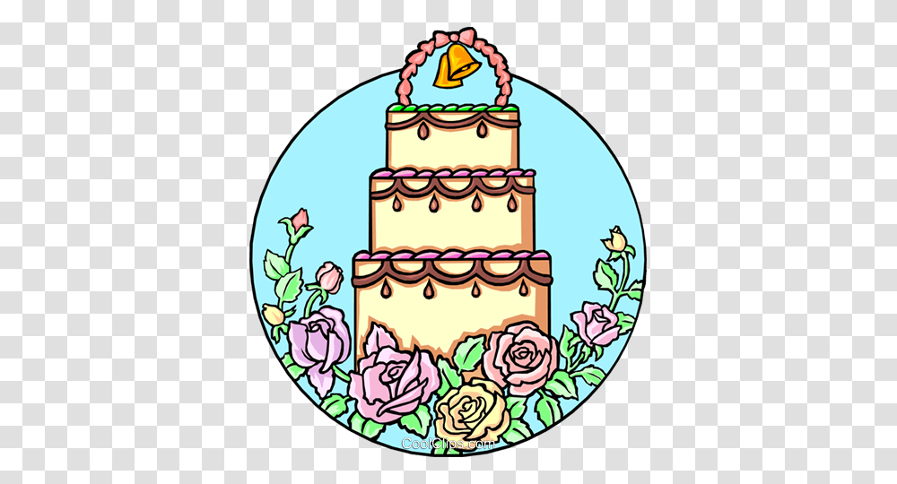 Wedding Cake Royalty Free Vector Clip Art Illustration, Dessert, Food, Birthday Cake Transparent Png