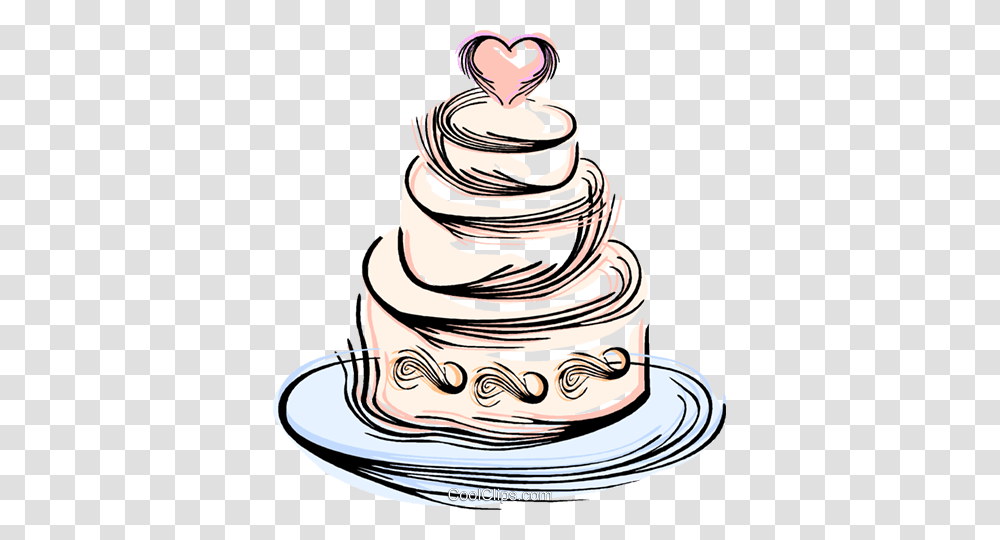 Wedding Cake Royalty Free Vector Clip Art Illustration, Dessert, Food, Tin, Can Transparent Png