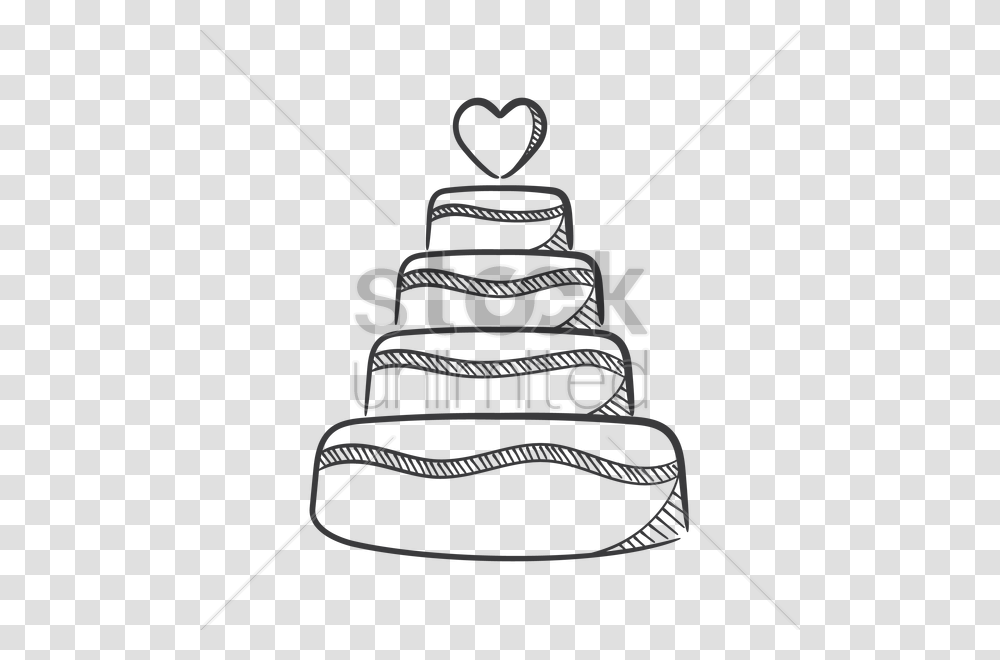 Wedding Cake Vector Image Clipart Picture Wedding Cake, Lawn Mower, Tool, Bow Transparent Png
