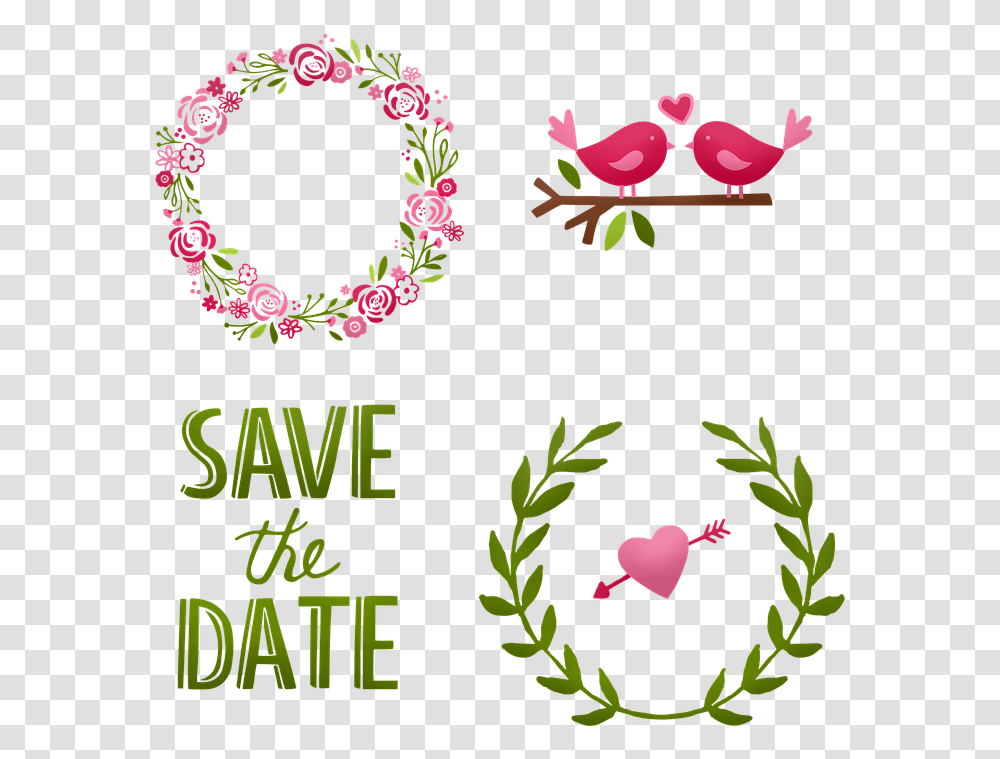 Wedding Cake Wreath Save The Date Marriage Whip It Up Wednesday, Floral Design, Pattern Transparent Png