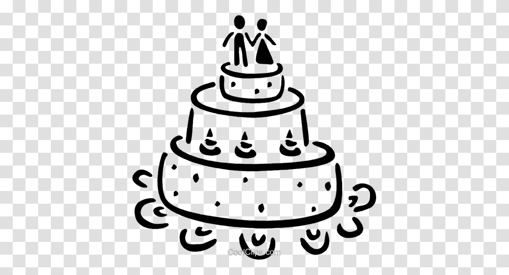 Wedding Cakes Royalty Free Vector Clip Art Illustration, Water, Birthday Cake, Stencil, Porcelain Transparent Png