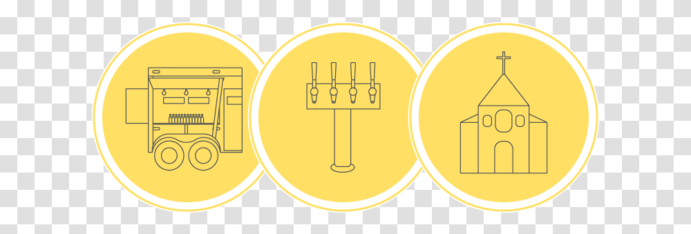 Wedding Catering Icons Beer Tap Church Trailer Wedding Graphic Design, Label, Gold, Coin Transparent Png