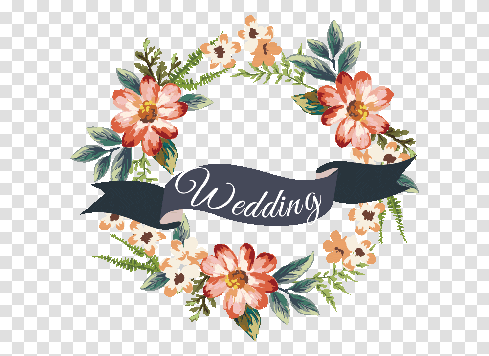 Wedding Clipart Free Download Floral Watercolor Vector Free, Floral Design, Pattern, Plant Transparent Png