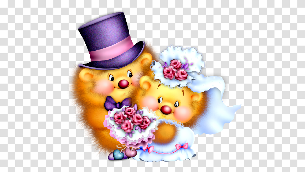 Wedding Clipart Images Teddy Bears For Cover, Hat, Performer Transparent Png