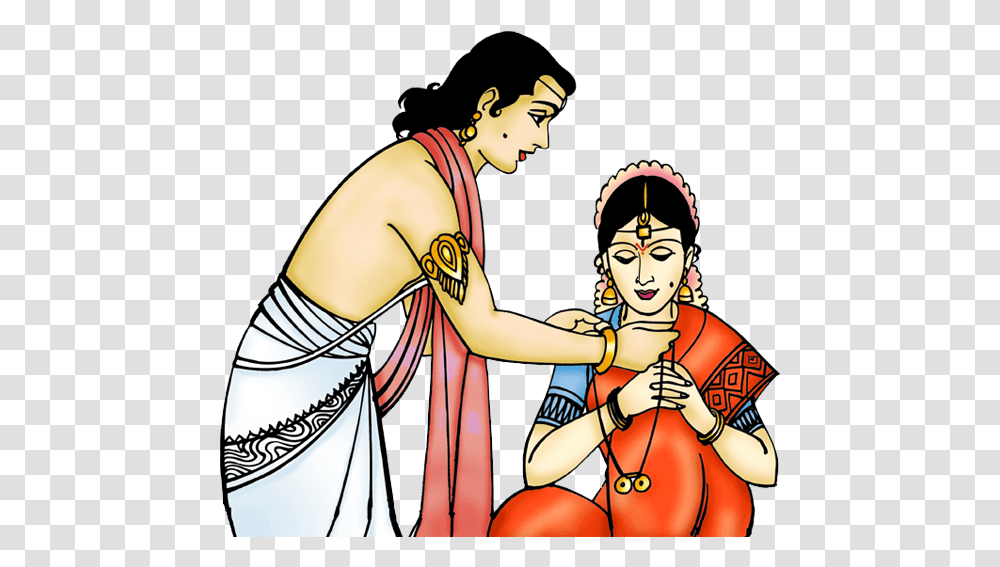 Wedding Clipart Telugu Marriage In Cartoon, Person, People, Book, Comics Transparent Png
