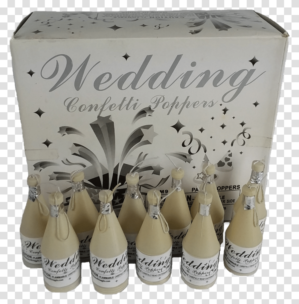 Wedding Confetti Poppers Open Wedding Confetti Poppers, Alcohol, Beverage, Drink, Sake Transparent Png